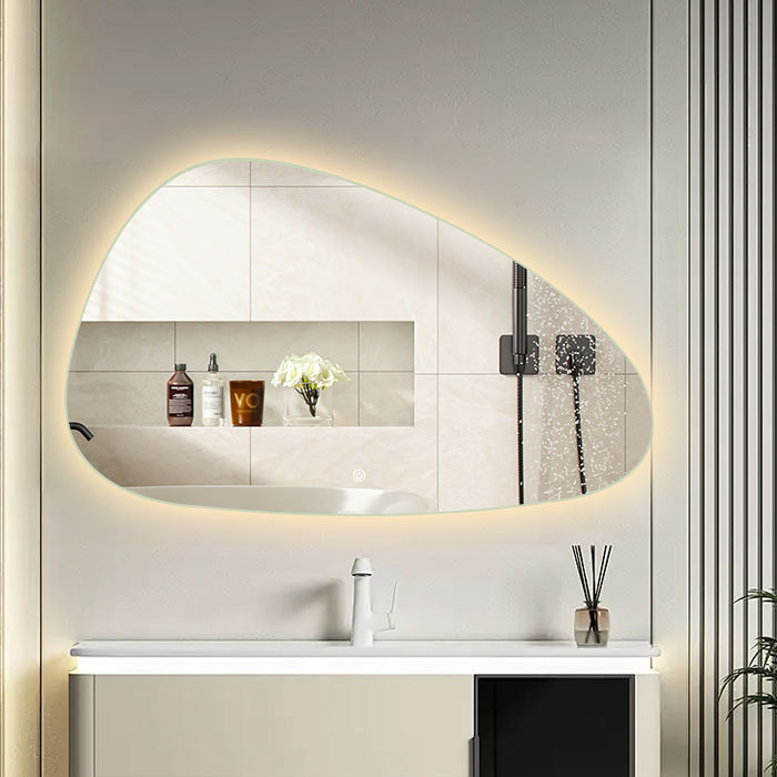 Specchio da Trucco da Bagno LED IP44 Intelligente Dimmerabile Antiappannamento per Hotel e Saloni